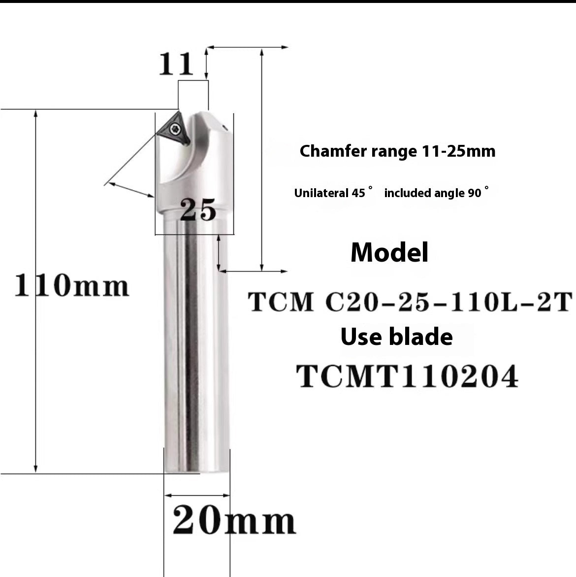 1144-Shedding type fixed-point chamfering cutter 30 degree 45 degree 60 degree chamfering cutter bar SSK/SSP/TCM/SSY/SSO/SSH Shandong Denso Pricision Tools Co.,Ltd.